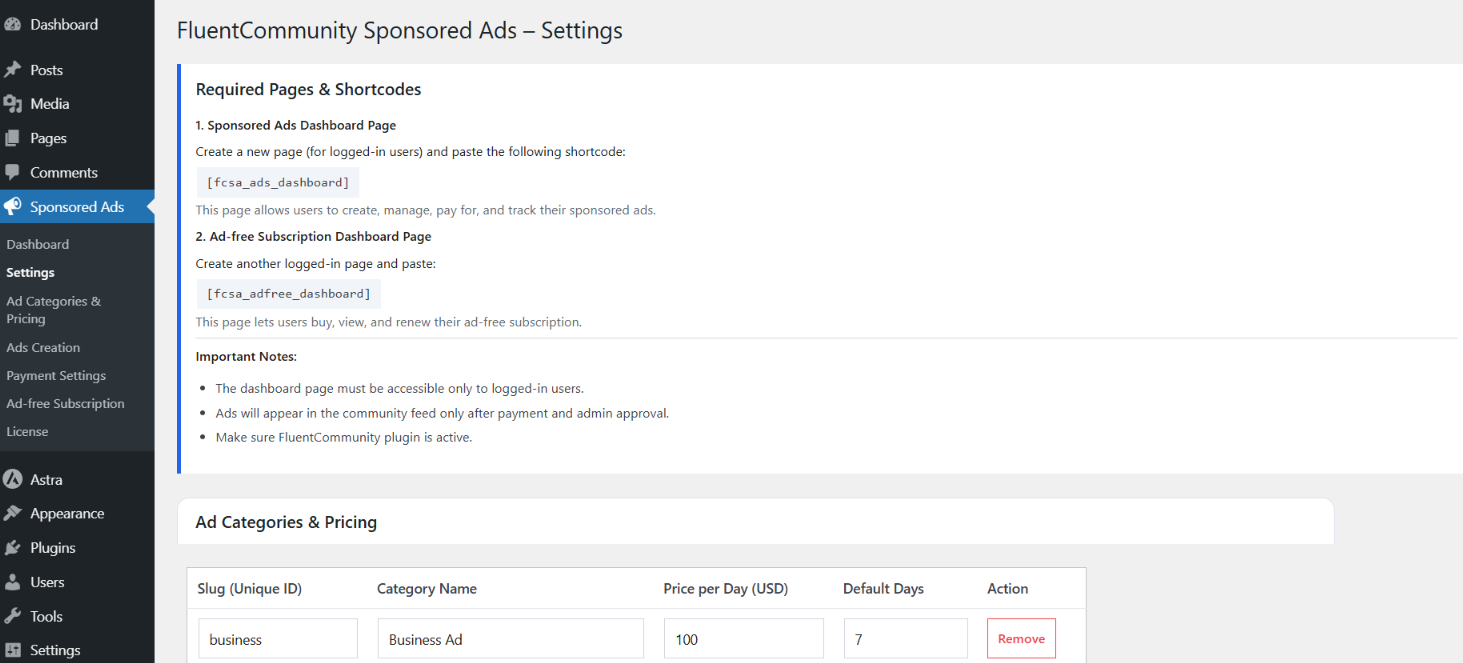 Required Page