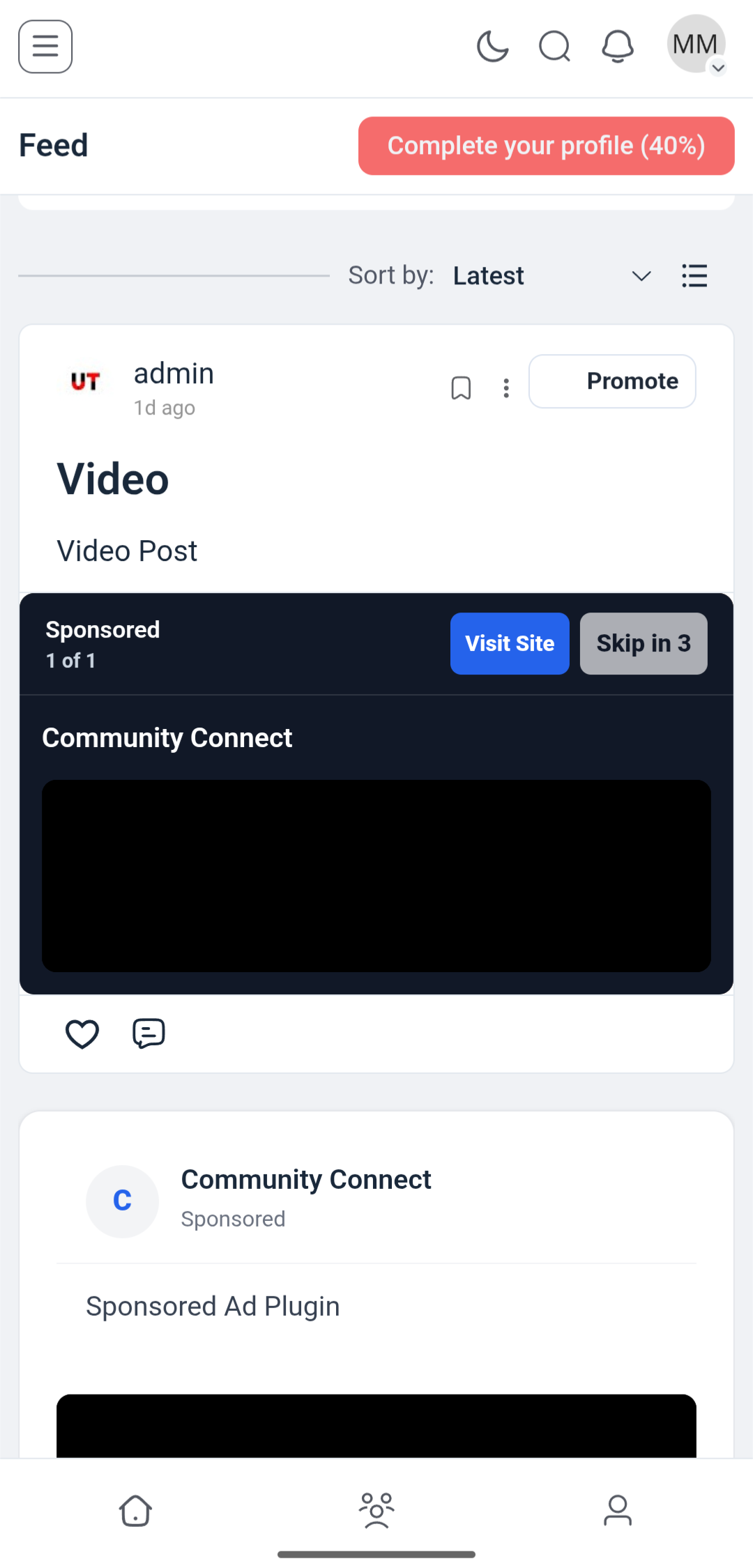 Skip Video Ad Mobile Preview