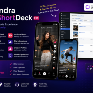 Indra ShortDeck – Vertical Shorts Feed for FluentCommunity